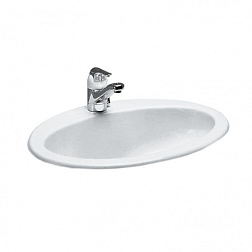 Встраиваемая сверху раковина Indova 57х45 см, санфарфор, с отв. под смеситель 8.1139.1.000.000.1 Laufen